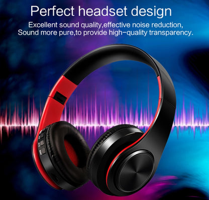 HIFI Stereo Wireless Bluetooth Headphone for Xiaomi iPhone Sumsamg Tablet, with Mic, Support SD Card & FM(Green black) - Headset & Headphone by buy2fix | Online Shopping UK | buy2fix