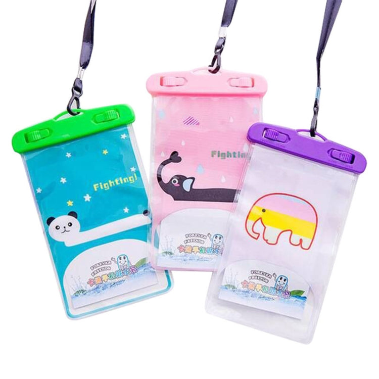 10 PCS Large Outdoor Photo Transparent Waterproof Cartoon Mobile Phone Bag, Style:Dolphin - Waterproof Bag by buy2fix | Online Shopping UK | buy2fix