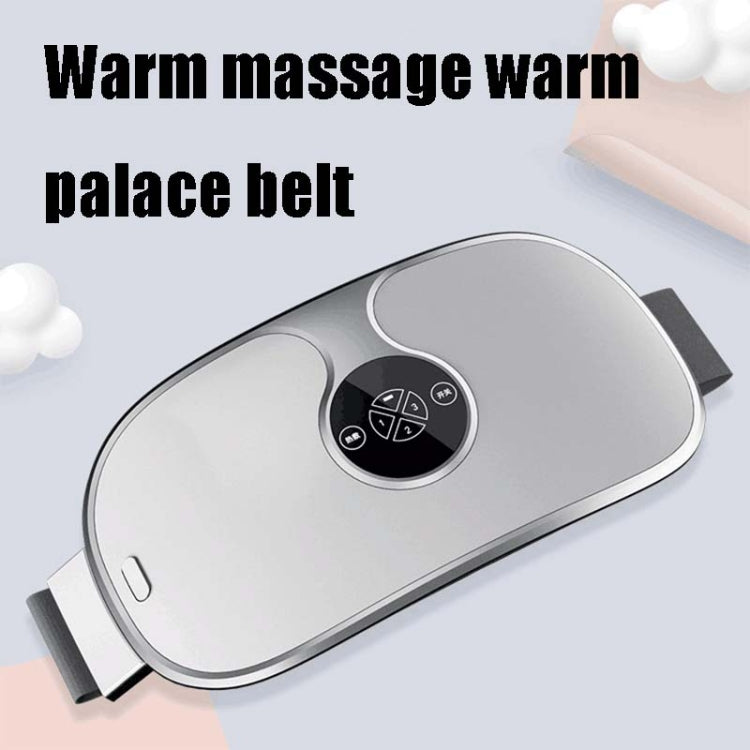 Smart Charging Vibration Massage Infrared Heating Warm Palace Belt(White) - Massage & Relaxation by buy2fix | Online Shopping UK | buy2fix