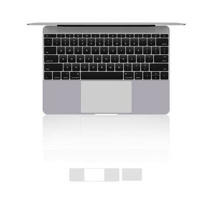 JRC 2 in 1 Laptop Palm Rest Sticker + Touchpad Film Set For MacBook Air 13.3 inch A1932 (2018)(Silver) - Protector Sticker by JRC | Online Shopping UK | buy2fix