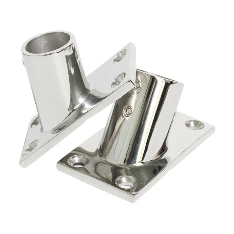 Thicken 316 Stainless Steel 60-Degree Square Tube Base Marine Boat Hardwares, Specifications: 25mm - Marine Accessories & Parts by buy2fix | Online Shopping UK | buy2fix