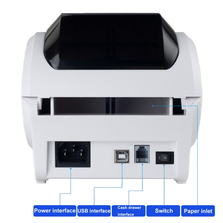 Xprinter XP-320B 80mm Thermal Barcode Supermarket Cashier Label Printer, Spec: USB(UK Plug) - Printer by Xprinter | Online Shopping UK | buy2fix