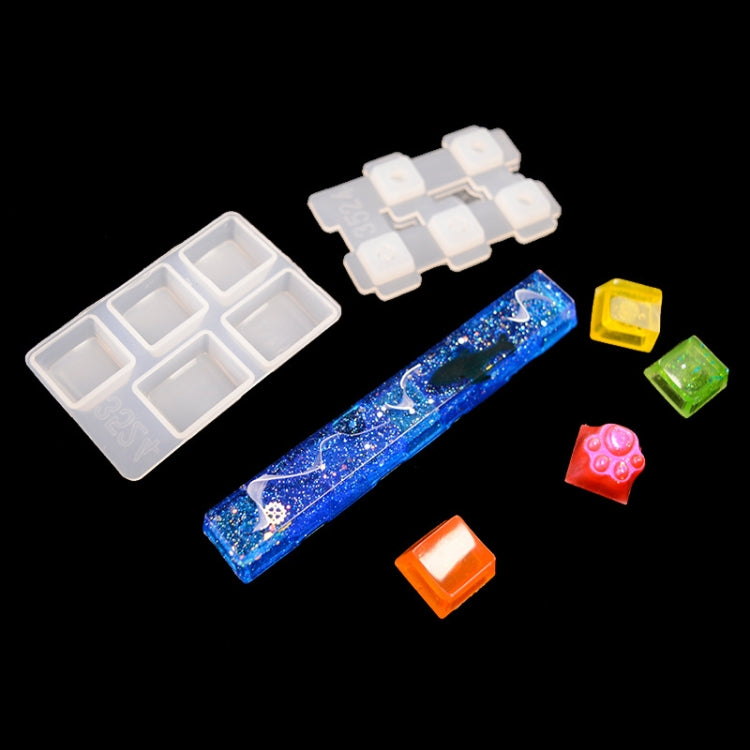 2 PCS DIY Keycap Silicone Mold OEM Mechanical Keyboard Silicone Mold, Style: MD3524 - Arts & Crafts by buy2fix | Online Shopping UK | buy2fix