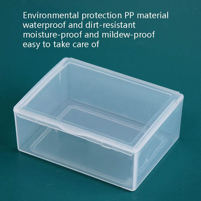 30 PCS Rectangular Transparent Plastic Box PP Universal Box Parts Hardware Tool Storage Box - Storage Boxes by buy2fix | Online Shopping UK | buy2fix