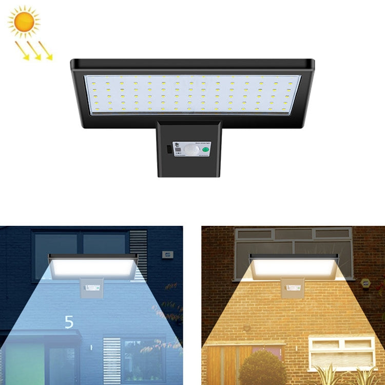 Outdoor Waterproof LED Street Lamp Landscape Energy Saving Spotlight Solar Light, Style: Body Sensing(Warm White Light) - Street Lights by buy2fix | Online Shopping UK | buy2fix