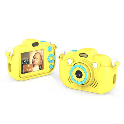 DC502 2.4-Inch 16X Zoom 2.7K Video Recording Children Digital Camera, Color: Yellow + 32G(US Plug) - Children Cameras by buy2fix | Online Shopping UK | buy2fix