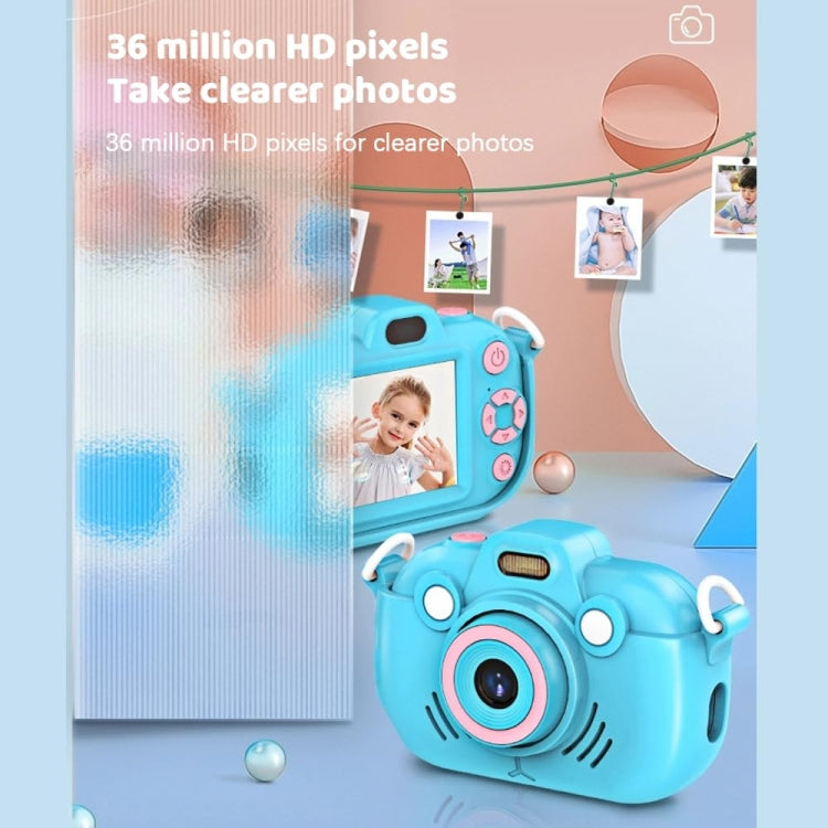 DC502 2.4-Inch 16X Zoom 2.7K Video Recording Children Digital Camera, Color: Blue + 32G(EU Plug) - Children Cameras by buy2fix | Online Shopping UK | buy2fix