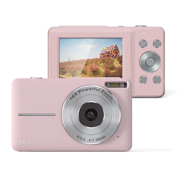 DC403L-AF 2.4-Inch 16X Zoom HD Digital Camera Mini Children Photography Camera US Plug(Pink) - Children Cameras by buy2fix | Online Shopping UK | buy2fix