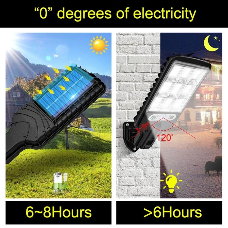 616 Solar Street Light LED Human Body Induction Garden Light, Spec: 117 COB No Remote Control - Street Lights by buy2fix | Online Shopping UK | buy2fix