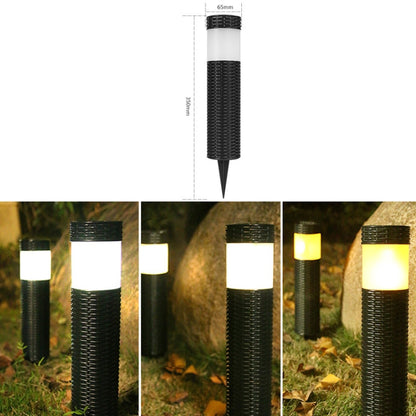 Solar LED Outdoor Waterproof Cylinder Lawn Light, Style: White Light - Solar Lights by buy2fix | Online Shopping UK | buy2fix