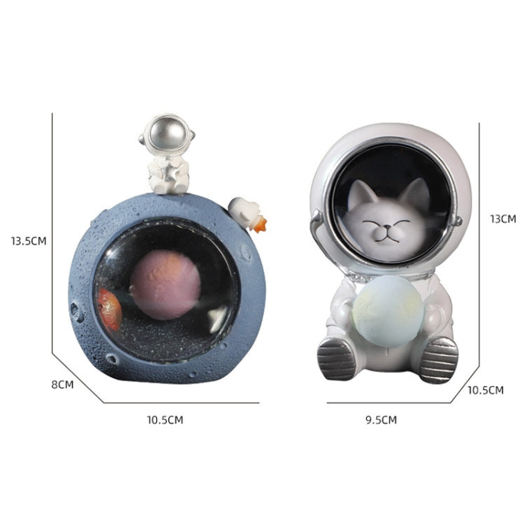 W1153 Resin Planet Night Light Home Decorations, Style: Puppy Astronaut - Night Lights by buy2fix | Online Shopping UK | buy2fix