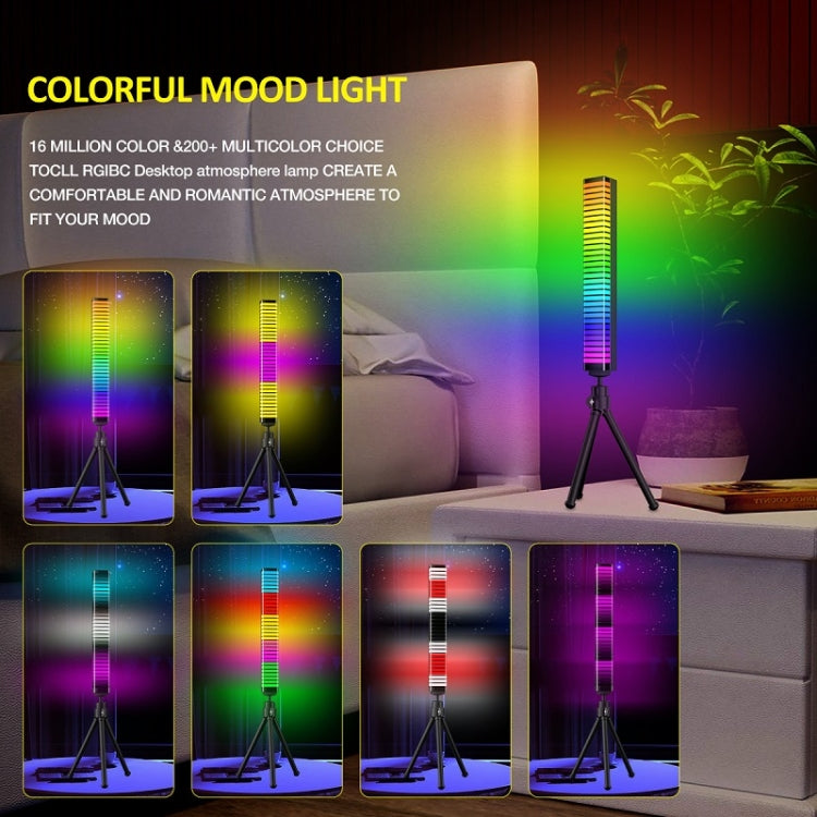 3D Pickup Atmosphere Light Desktop Music Rhythm Lamp, USB Charging - Novelty Lighting by buy2fix | Online Shopping UK | buy2fix