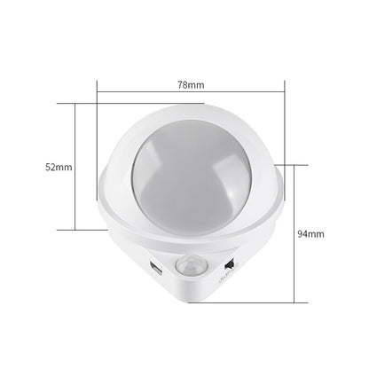 DMK-022PL LED Charge Automatic Stair Night Light(White Light) - Sensor LED Lights by buy2fix | Online Shopping UK | buy2fix