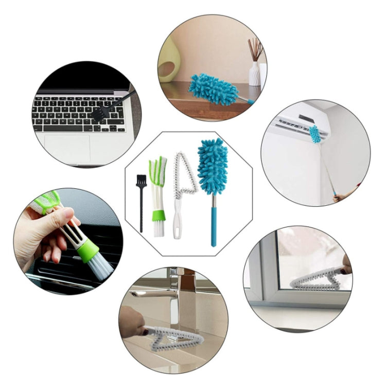8 PCS / Set Groove Window Sill Cleaning Brush - Sponges, Cloths & Brushes by buy2fix | Online Shopping UK | buy2fix