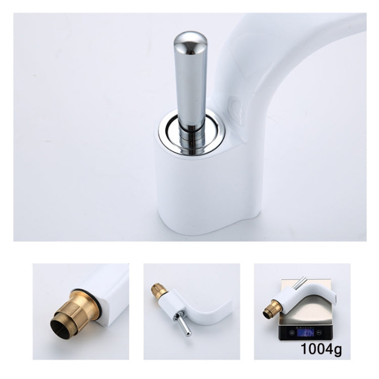 Bathroom All Copper Basin Hot And Cold Water Faucet, Specification: Gold - Faucets & Accessories by buy2fix | Online Shopping UK | buy2fix