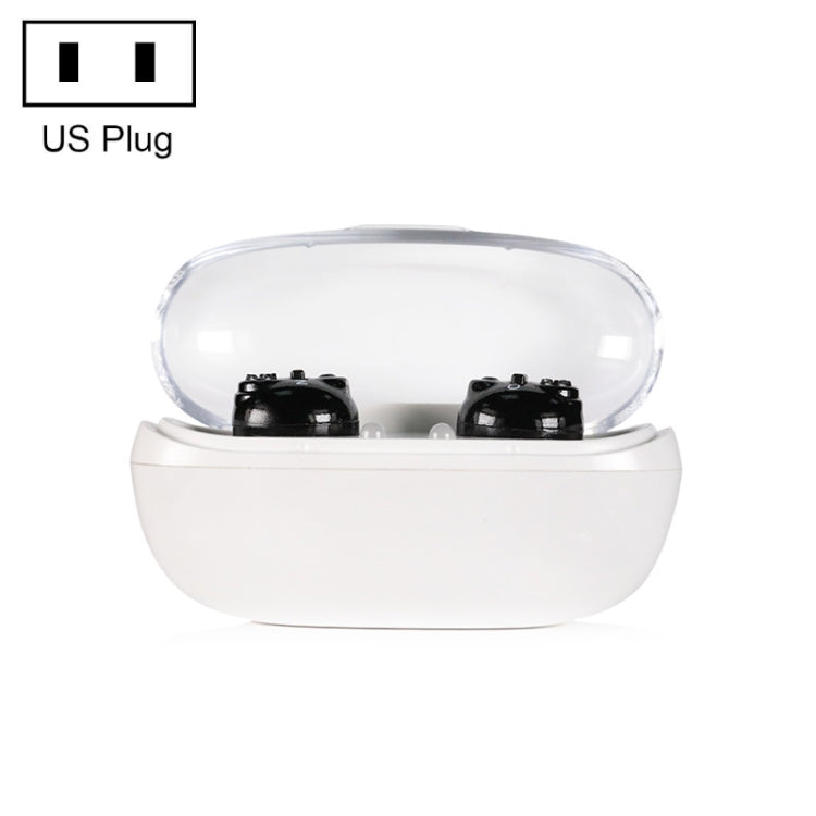 Magnetic Charge Dual-unit Sound Collector, Specification: US Plug(Black) - Hearing Aids by buy2fix | Online Shopping UK | buy2fix