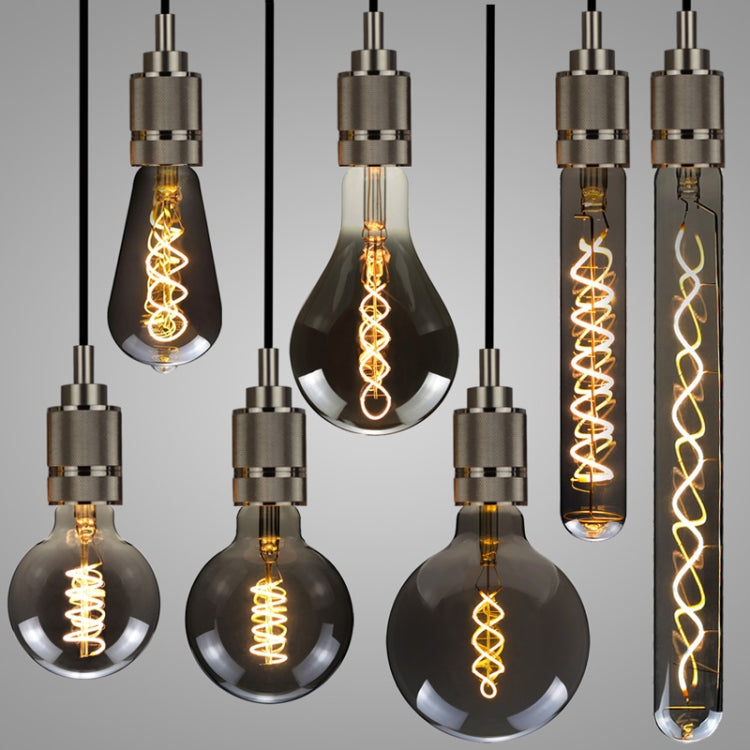 T300 Electroplating Smoke Grey Warm Light LED Bulb Retro Lamp - LED Blubs & Tubes by buy2fix | Online Shopping UK | buy2fix