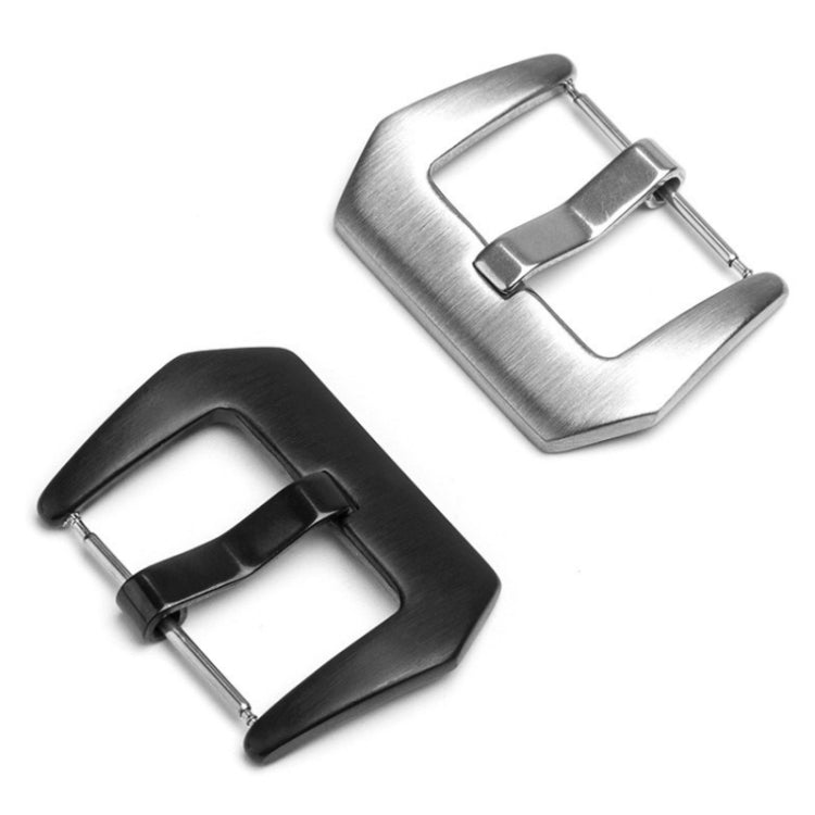 3 PCS Stainless Steel Brushed Pin Buckle Watch Accessories, Color: 18mm Steel Color - Watch Accessories & Parts by buy2fix | Online Shopping UK | buy2fix