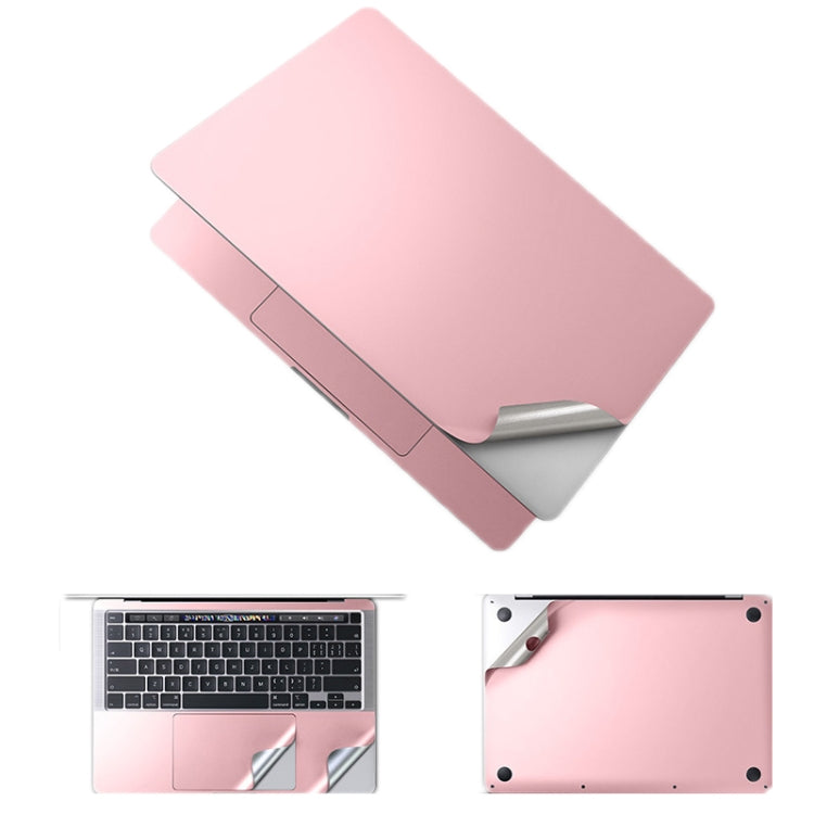 JRC Upper Cover Film + Bottom Cover Film + Full-Support Film + Touchpad Film Laptop Protective Sticker For Macbook 14Pro 2021 A2442(Rose Gold) - Protector Sticker by JRC | Online Shopping UK | buy2fix