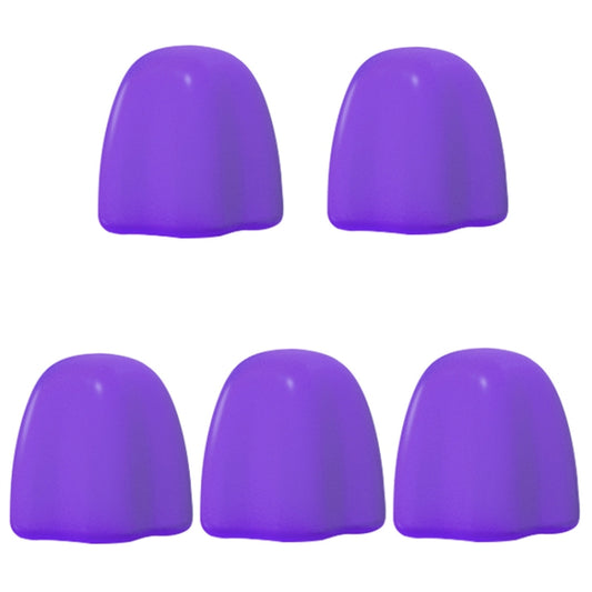 5 PCS Manual Silicone Self-Sealing Toothpaste Cap Aid(Purple) - Toothpaste Squeezing Device by buy2fix | Online Shopping UK | buy2fix