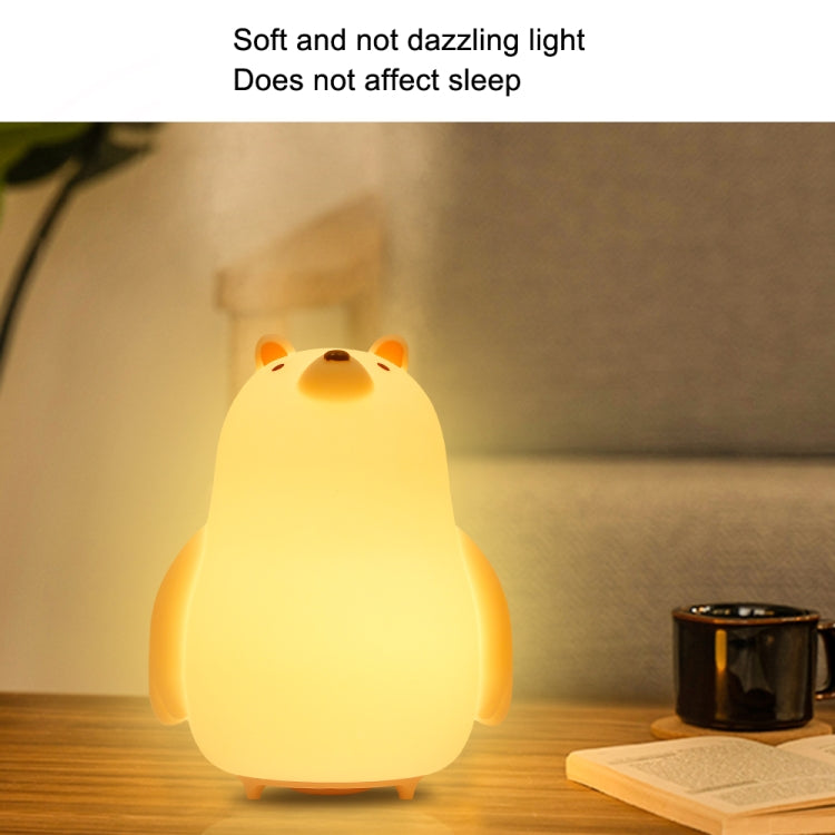 LED Small Night Light Cartoon Bear Pat Light Colorful Atmosphere Lights(RGB Multi-Color) - Night Lights by buy2fix | Online Shopping UK | buy2fix