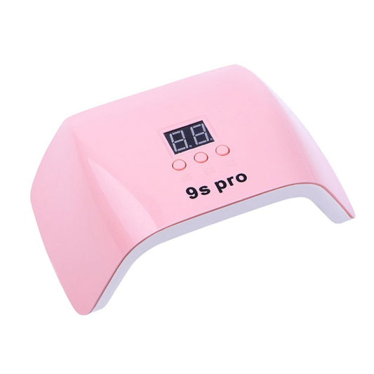 9S Pro 120W Dual Light Source Phototherapy Machine Smart Nail Lamp(Pink) - Nail Dryers by buy2fix | Online Shopping UK | buy2fix
