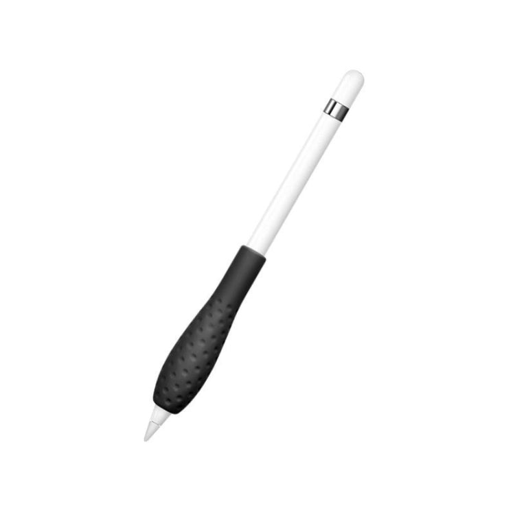 Tablet Stylus Pencil Silicone Case For Apple Pencil 1/2 Gen(Black) - Pencil Accessories by buy2fix | Online Shopping UK | buy2fix