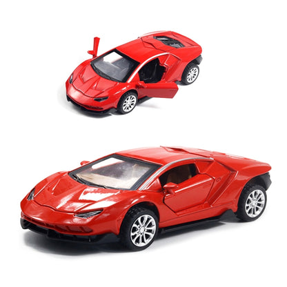 1:36 Simulation Alloy Sports Car Model Children Toy Car Baking Cake Decorative Ornament(Red) - Model Toys by buy2fix | Online Shopping UK | buy2fix