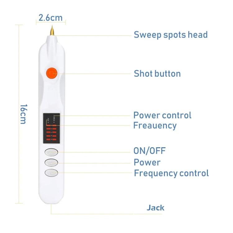 Spot Mole Pen Spot Removal Instrument Home Beauty Instrument, Spec: AU Plug-in Model(Black) - Beauty Instrument by buy2fix | Online Shopping UK | buy2fix