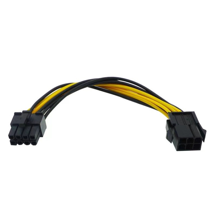 20cm CPU 6 Pin To 8 Pin Graphics Card Computer Motherboard Power Cable - Power Cord by buy2fix | Online Shopping UK | buy2fix