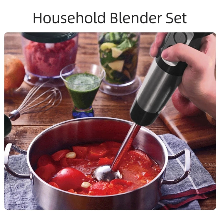 6-in-1 600W Multifunctional  Electric Blender Stainless Steel Food Cooking Stick UK Plug - Stirrer & Squeezer by buy2fix | Online Shopping UK | buy2fix