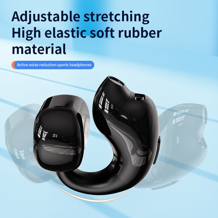 Clip-On Single Ear Bluetooth Earphone Wireless Earphone For Sports And Gaming, Packing: Box(Black) - Bluetooth Earphone by buy2fix | Online Shopping UK | buy2fix