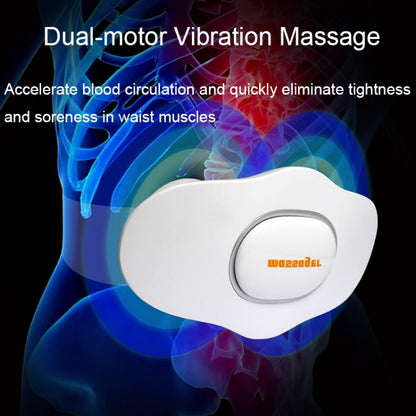 Y2 EMS Pulse Hot Compress Lumbar Massager Multifunctional Voice Broadcast Massage Belt(White) - Massage & Relaxation by buy2fix | Online Shopping UK | buy2fix