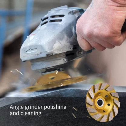 100mm Concrete Stone Diamond Grinding And Polishing Blades Ceramic Grinder Machine Fan Shape Grinding Wheel, Specification: B Level Coarse Tooth - Abrasive Tools & Accessories by buy2fix | Online Shopping UK | buy2fix