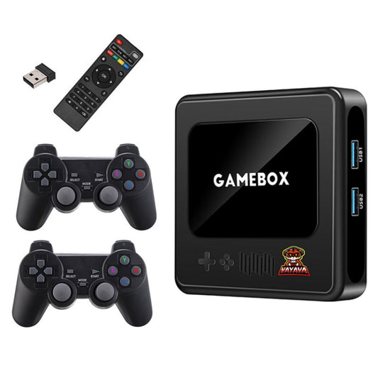 G10 GAMEBOX TV Box Dual System Wireless Android 3D Home 4K HD Game Console Support PS1 / PSP, Style: 128G 40,000+ Games (Black) - Pocket Console by buy2fix | Online Shopping UK | buy2fix
