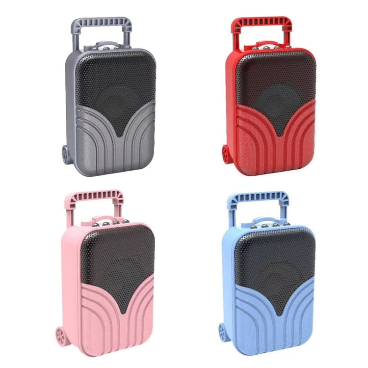 X1 Mini Trolley Case Bluetooth Speaker Retro Card Radio Portable Audio, Color: Deep Black - Mini Speaker by buy2fix | Online Shopping UK | buy2fix