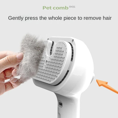 RK56 USB Charging Spray Pet Grooming Comb Cat and Dog Hair Removal Tool Pet Products(Green) - Brushes & Combs by buy2fix | Online Shopping UK | buy2fix