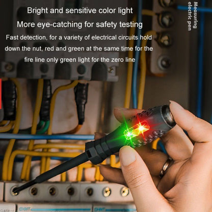 High Torque High Bright Electrician Tester Smart Test Breakpoint Specific Screwdriver(Straight) - Voltage Detector by buy2fix | Online Shopping UK | buy2fix