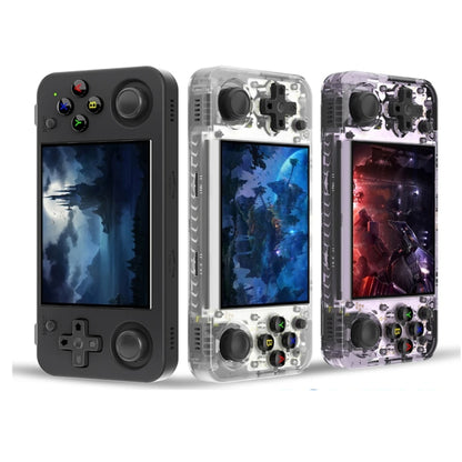 ANBERNIC RG35XX H Handheld Game Console 3.5 Inch IPS Screen Linux System 64GB+128GB(Transparent White) - Pocket Console by ANBERNIC | Online Shopping UK | buy2fix