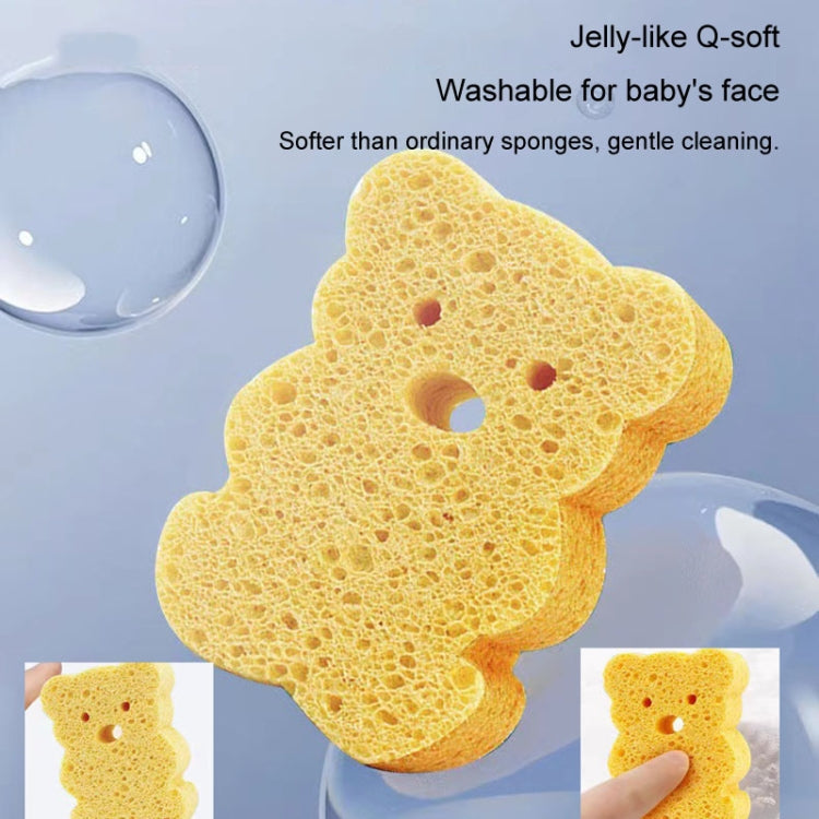 Baby Bathing Wood Pulp Sponge Cute Cartoon Soft Bath Sponge Bath Scrubber, Model: Bunny - Bath Brushes & Sponges by buy2fix | Online Shopping UK | buy2fix