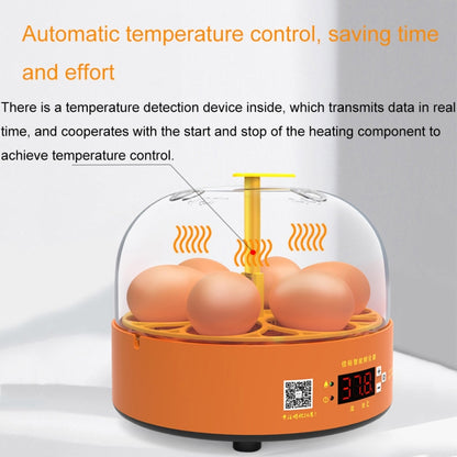 6-Eggs Small Household Experimental Children Smart Chicken Incubators, Spec: Automatic UK Plug - Incubators by buy2fix | Online Shopping UK | buy2fix