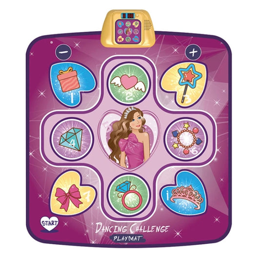 Children Music Dance Mat Electronic Music Dancing Game Pad Music Box Toys(Pink Purple) - Music Toys by buy2fix | Online Shopping UK | buy2fix