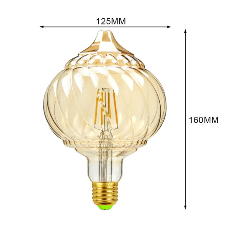 E27 Screw Port LED Vintage Light Shaped Decorative Illumination Bulb, Style: Pointed Pumpkin(110V 4W 2700K) - LED Blubs & Tubes by buy2fix | Online Shopping UK | buy2fix