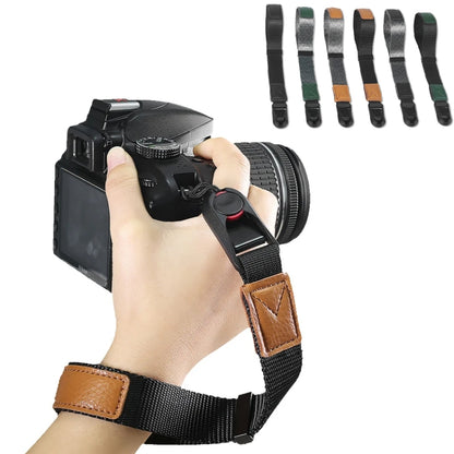 Camera Magnetic Wrist Strap SLR Accessories Hand Strap(Gray+Brown) - Camera Strap by buy2fix | Online Shopping UK | buy2fix