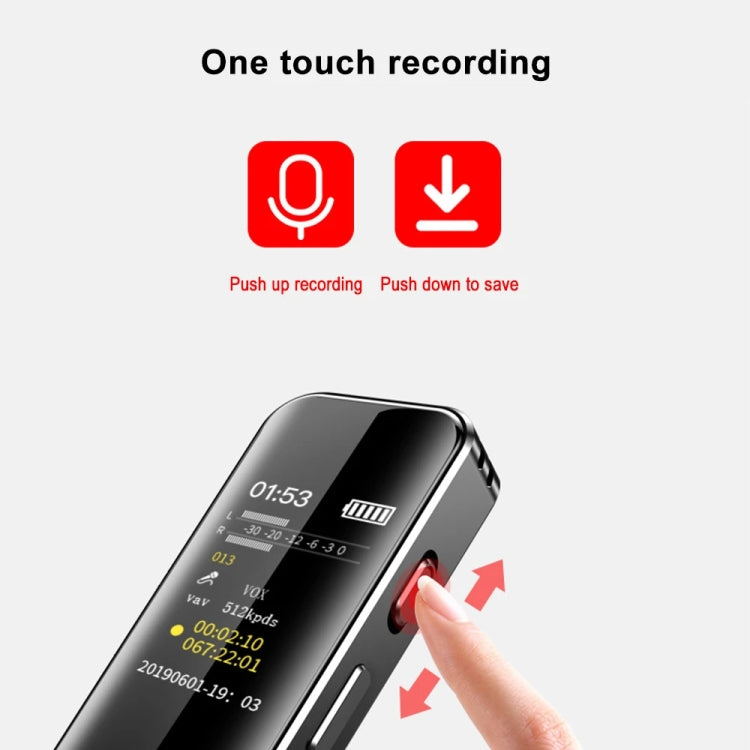 G1 0.96-Inch IPS Color Screen HD Smart Mini Noise Reduction Timer Recorder, Capacity: 8GB - Recording Pen by buy2fix | Online Shopping UK | buy2fix