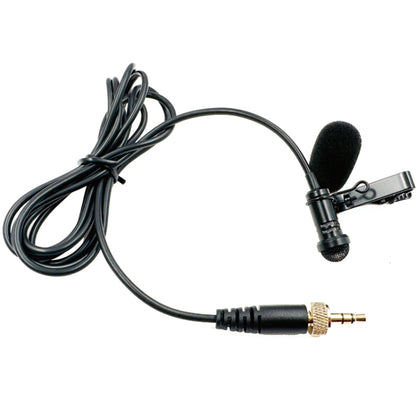 3.5mm Straight Internal Thread Plug Wireless Transmitting Lavalier Microphone, Length: 5m(Sponge Cover+Rabbit Fur Windproof Cover) - Microphone by buy2fix | Online Shopping UK | buy2fix