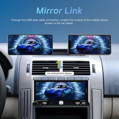 Single Spindle 6.9 inch MP5 With Knob Player Carplay Function Car MP4 Backup Camera, Specification: Standard - Car MP3 & MP4 & MP5 by buy2fix | Online Shopping UK | buy2fix