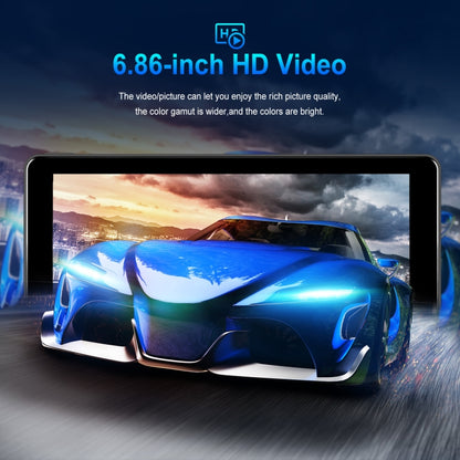 6.86 Inch 4KDVR Smart Screen Player, Specification: Standard+Reversing Camera - Car MP3 & MP4 & MP5 by buy2fix | Online Shopping UK | buy2fix