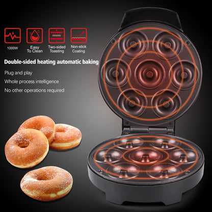 1000W  Mini Donut Maker Machine Can Make 7 Doughnuts  110V US Plug - Electric Skillets by buy2fix | Online Shopping UK | buy2fix