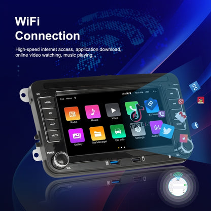 For Volkswagen/Skoda 2+64G Player Large Screen Carplay Android Navigation Reversing Camera Integrated Machine(Standard) - Car MP3 & MP4 & MP5 by buy2fix | Online Shopping UK | buy2fix